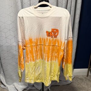 Women's Cream and Orange Long Sleeve Jersey